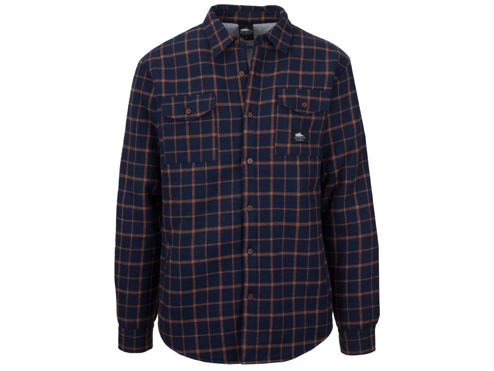 Atticus Clothing - Fairview Flannel Shirt Navy