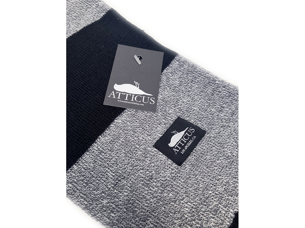 Atticus Clothing - Huston Scarf Black / Heather Grey
