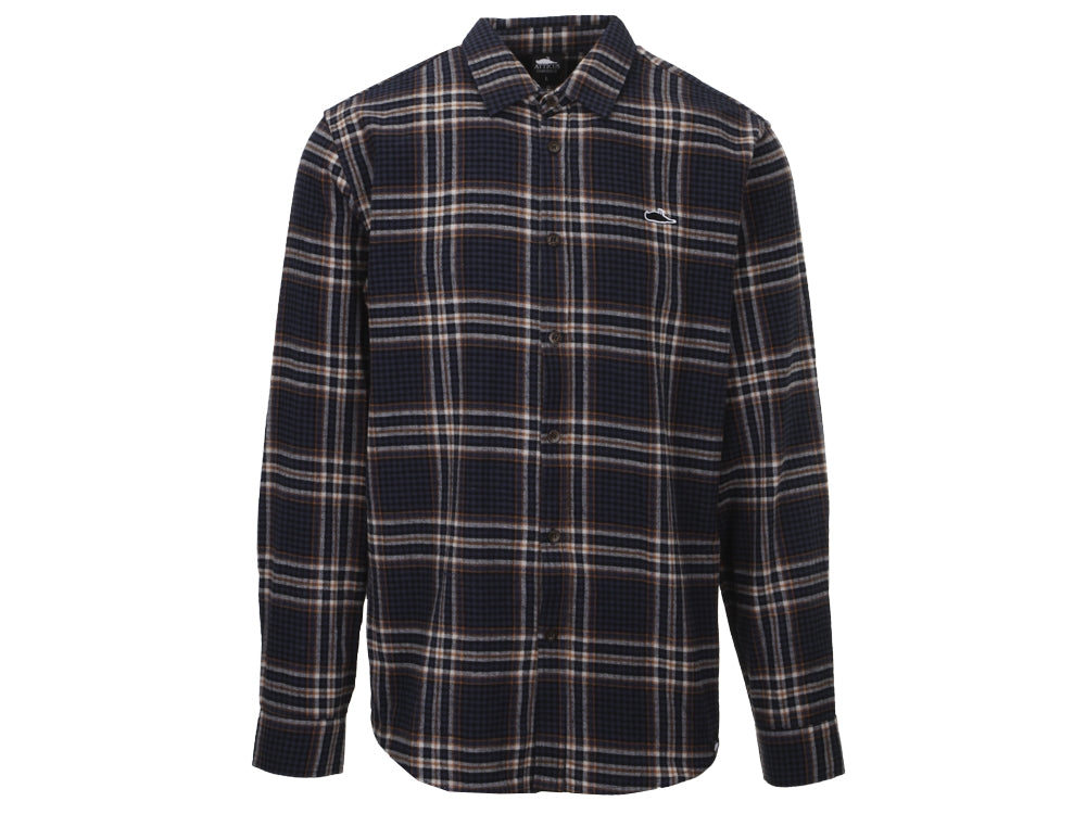 Atticus Clothing - Arthur Flannel Shirt Navy