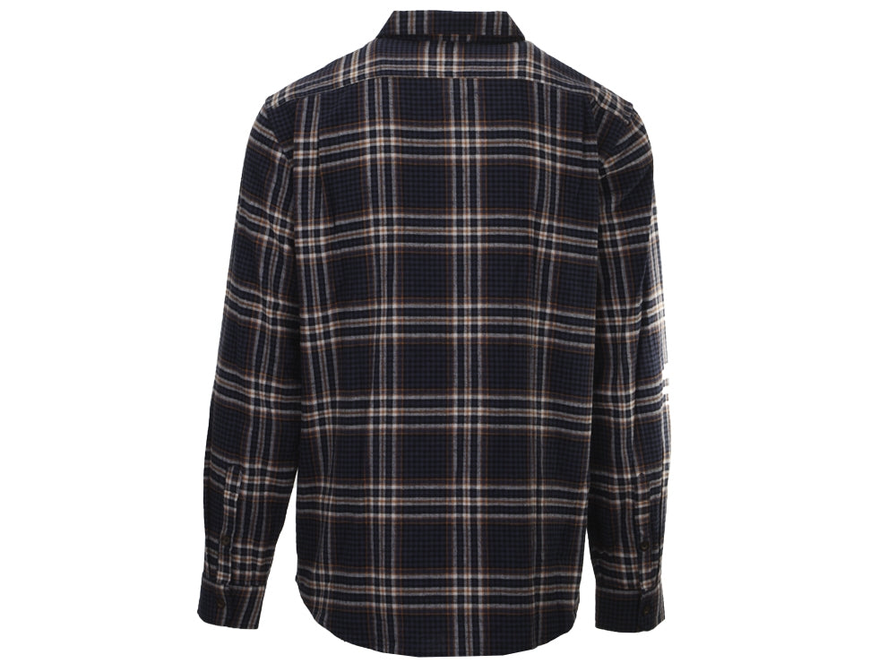 Atticus Clothing - Arthur Flannel Shirt Navy