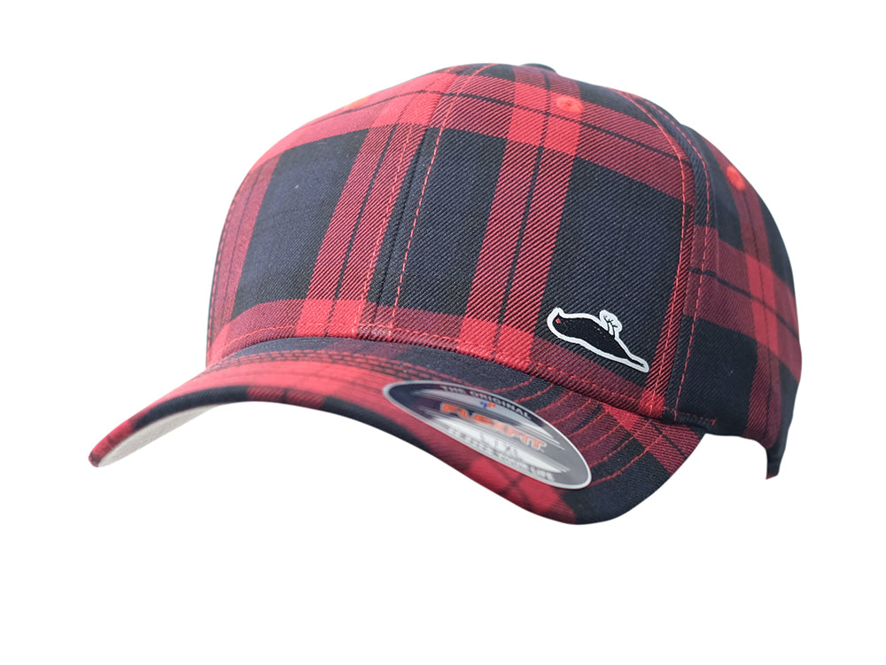 Elmar Flexfit Hut Schwarz/Rot
