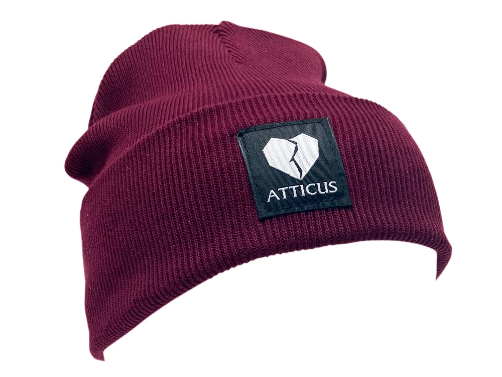 Atticus Clothing - Broken Heart Beanie Burgundy
