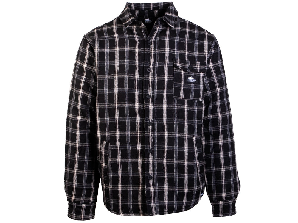 Atticus Clothing - Martell Flannel Shirt Black