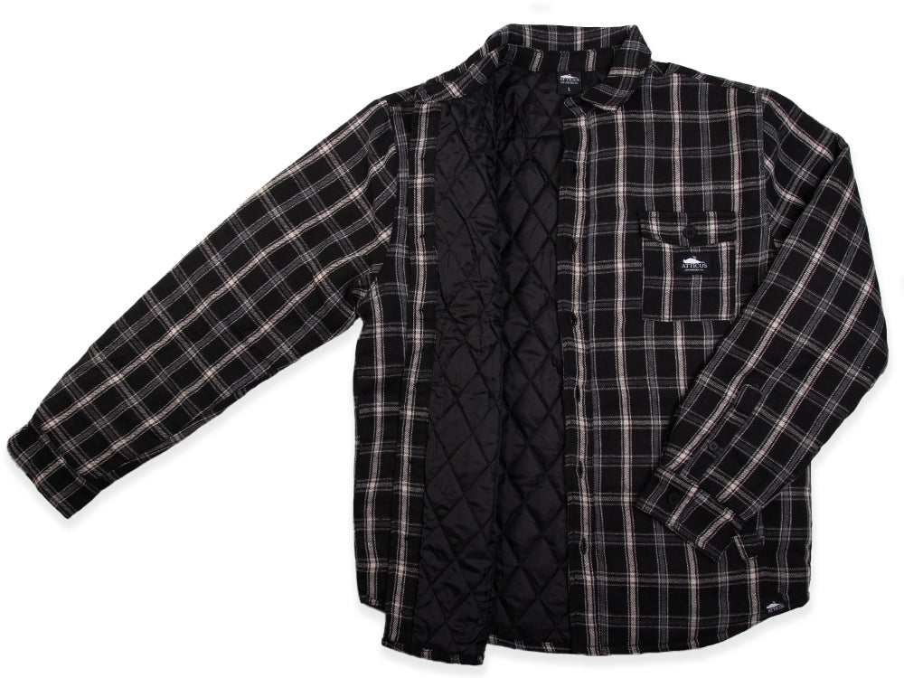 Atticus Clothing - Martell Flannel Shirt Black