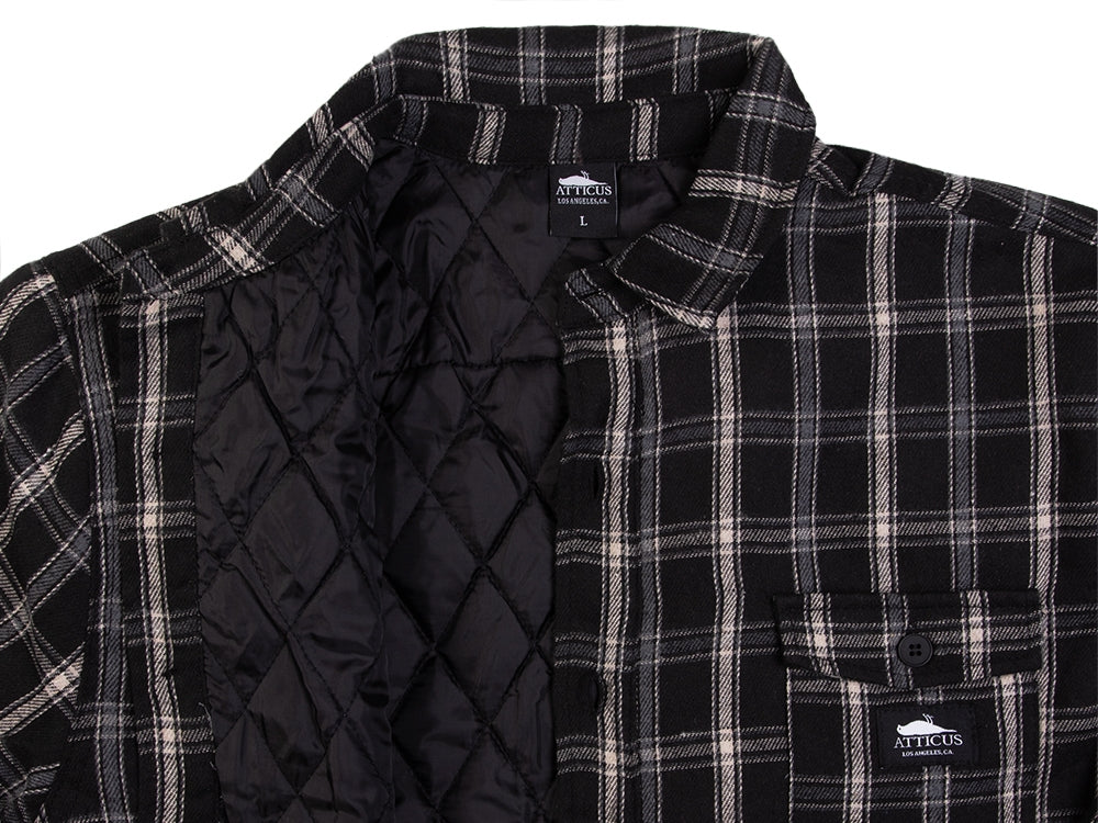 Atticus Clothing - Martell Flannel Shirt Black