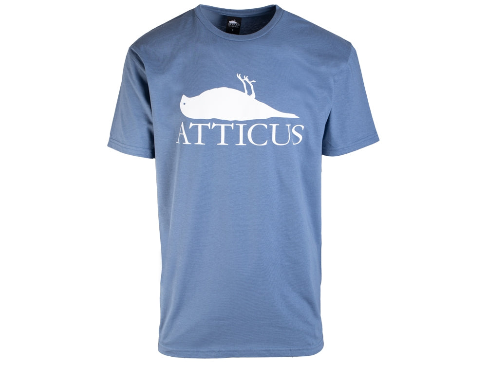 Atticus Clothing - ATCS Brand Logo T-Shirt Indigo Blue