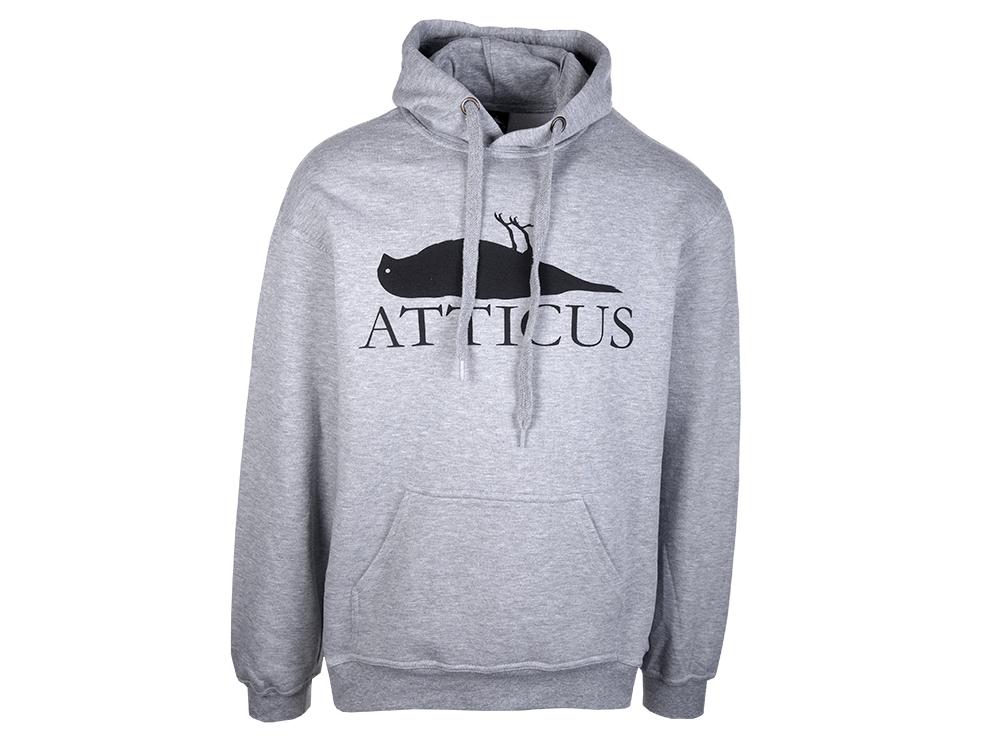 Atticus Clothing - Brand Logo Hoodie Heather Grey