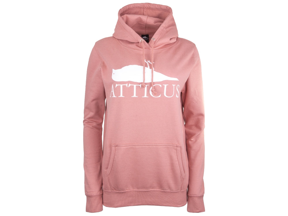 Atticus Clothing - Brand Logo Hoodie Woman Dusty Pink