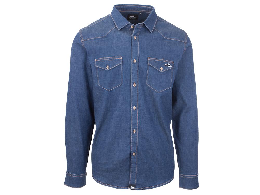 Atticus Clothing - District Denim Shirt Blue