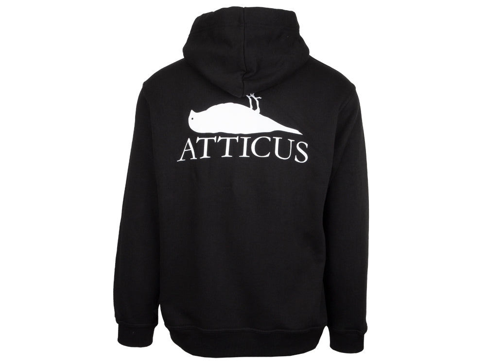 Atticus Clothing - Brand Logo Zip Hoodie Black