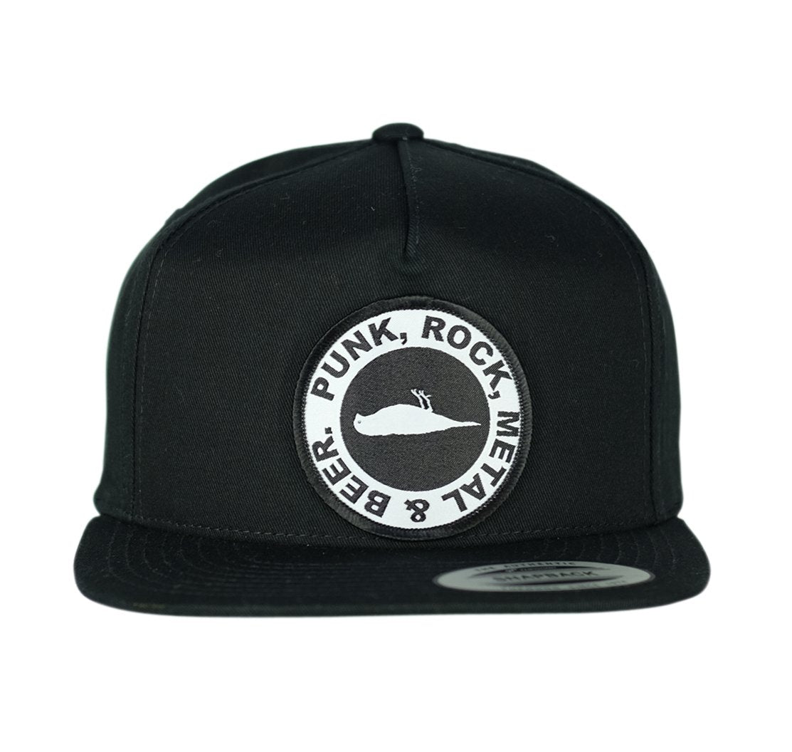 Rival Snapback Hat Black