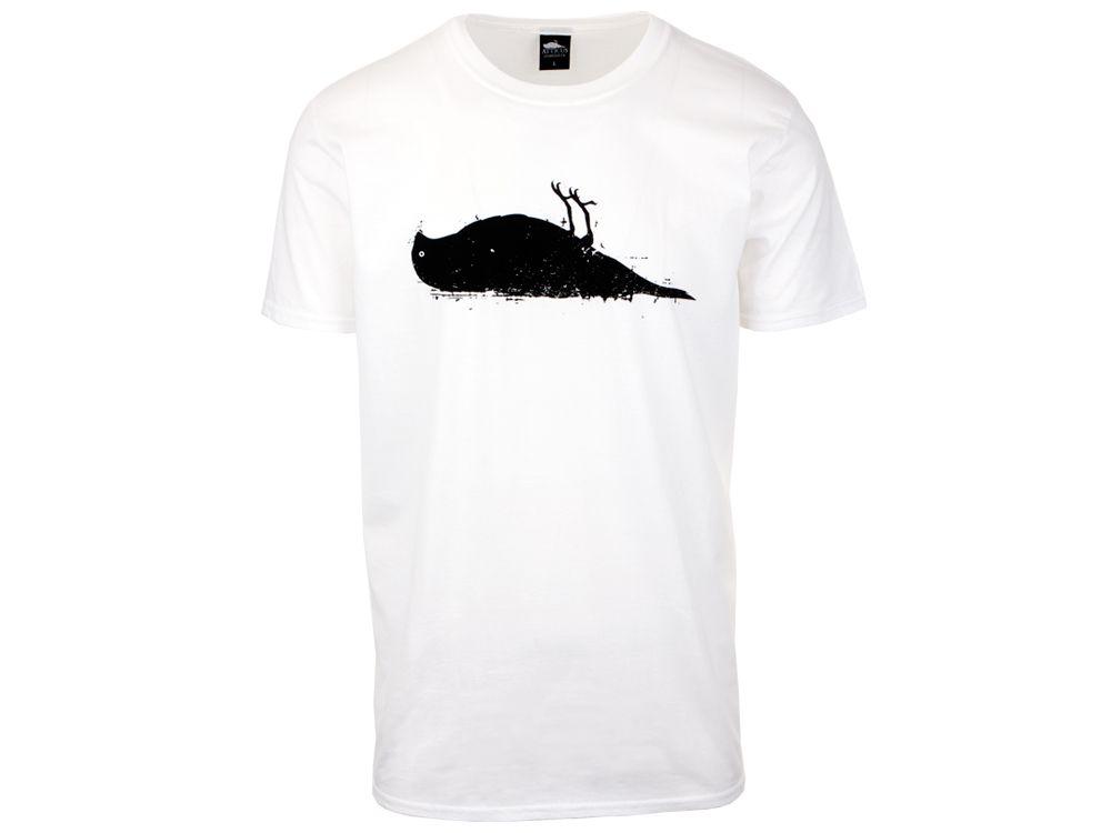 ATCS Vogel T-Shirt Weiß