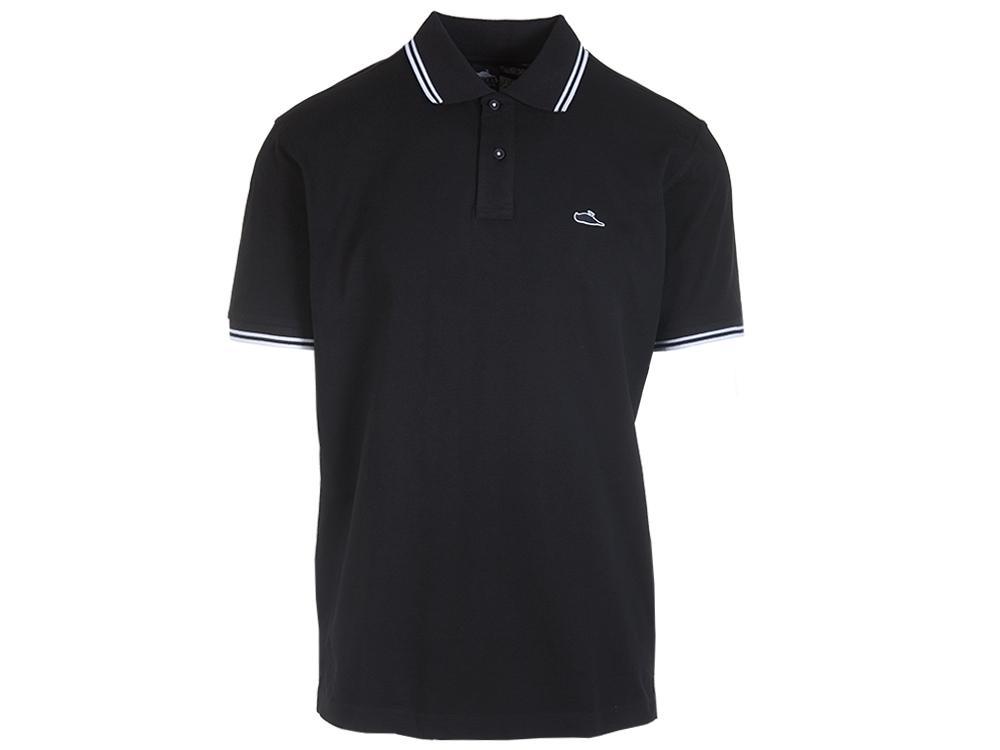 ATCS Classic Tipped Polo Black/White