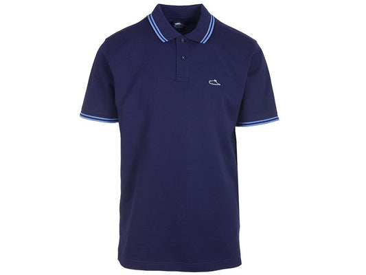 Atticus Clothing - ATCS Classic Tipped Polo Navy / Corn