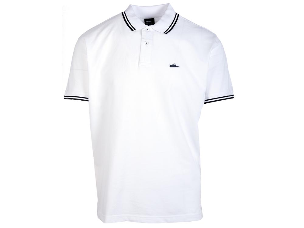 Atticus Clothing - ATCS Classic Tipped Polo White / Black