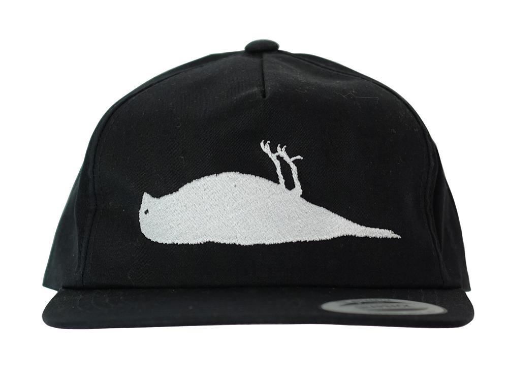 Snapback-Kappe Twill Schwarz