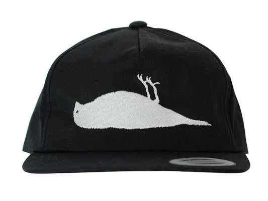 Snapback-Kappe Twill Schwarz