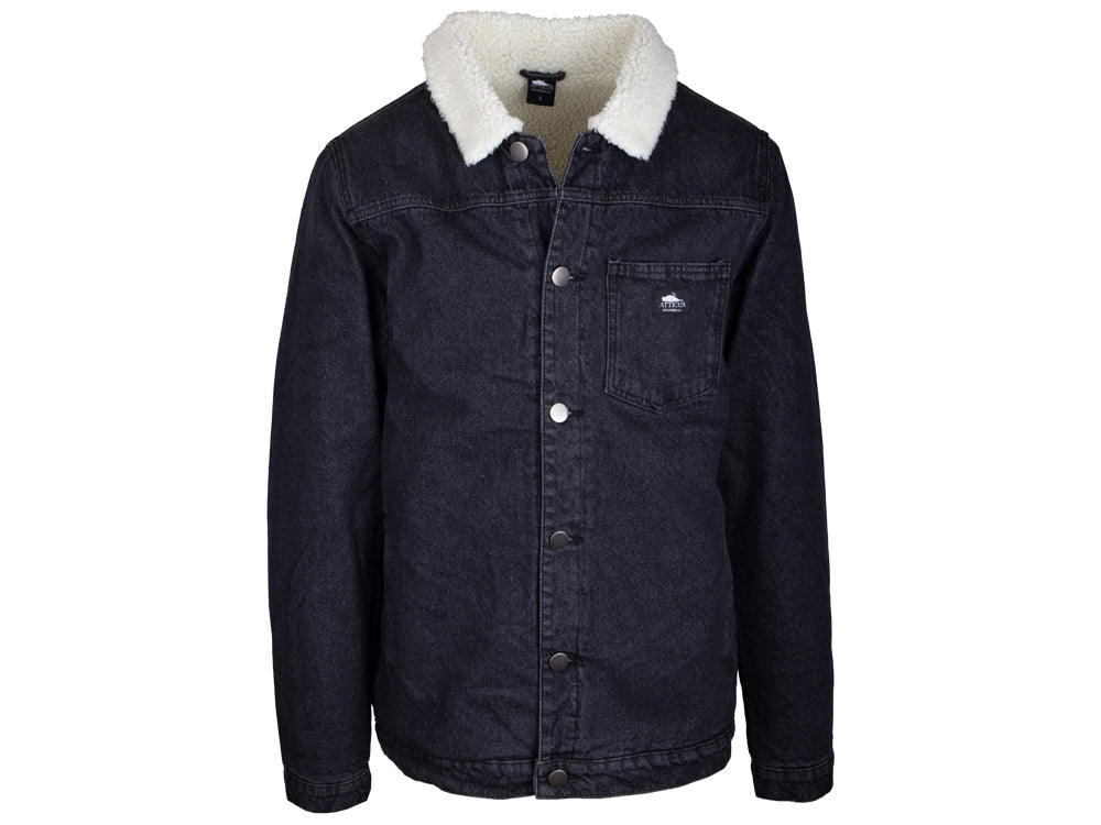 Kleine Stadt Jeansjacke Schwarz
