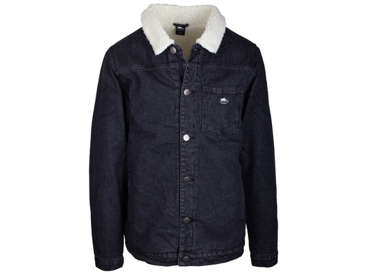 Kleine Stadt Jeansjacke Schwarz