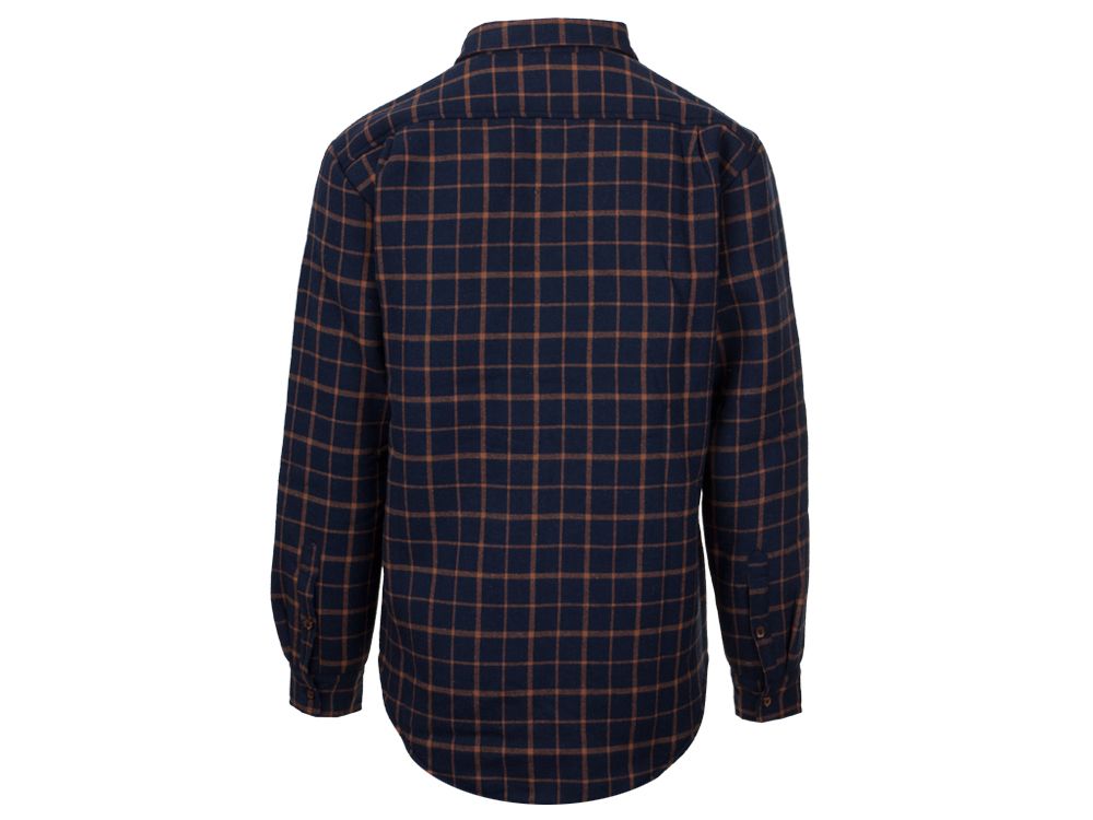 Atticus Clothing - Fairview Flannel Shirt Navy