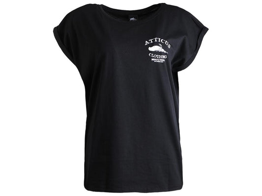 Damen Unterscheidungs-T-Shirt Schwarz