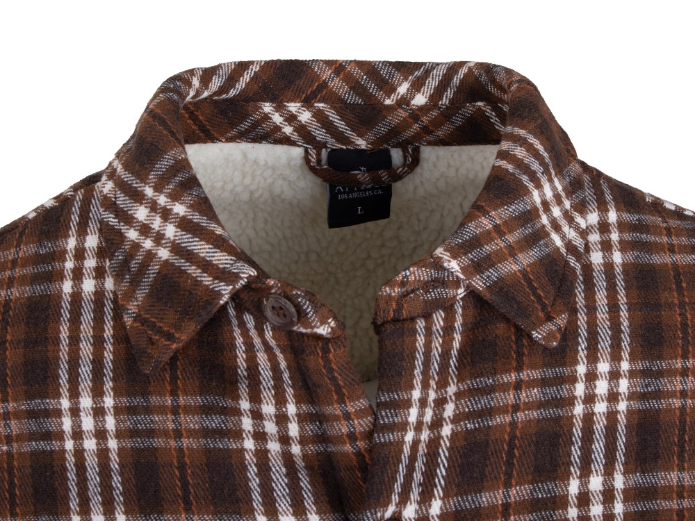 Atticus Clothing - Jeremy Flannel Shirt Brown