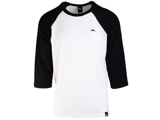 Atticus Clothing - Walker Baseball T-Shirt White / Black