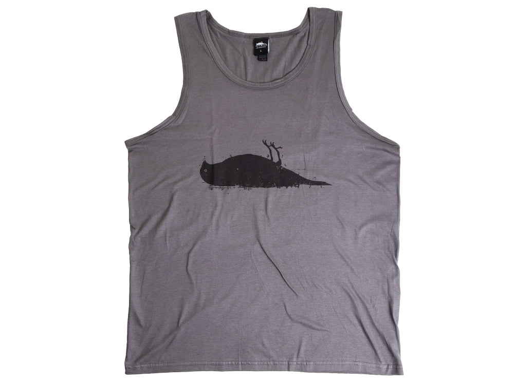 Bird Tank Top Charcoal