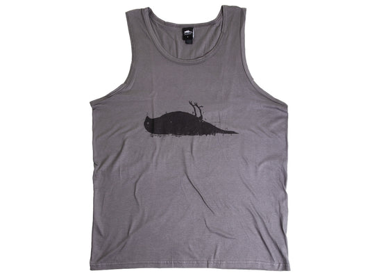 Bird Tank Top Charcoal