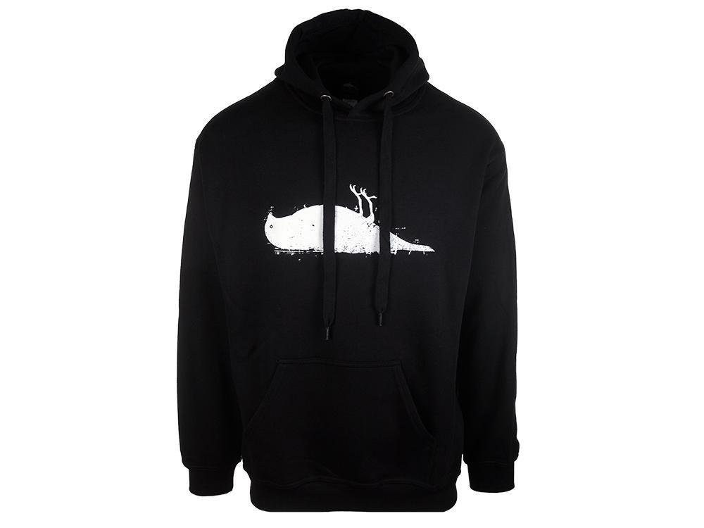 ATCS Vogel Hoodie Schwarz/Weiß