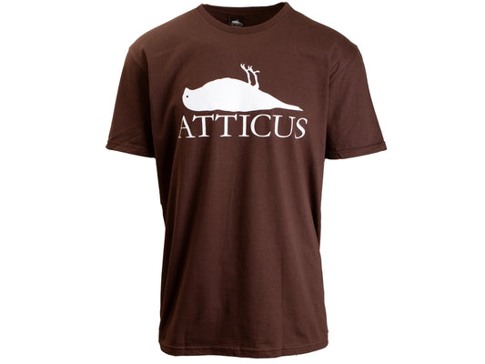 Atticus Clothing - ATCS Brand Logo T-Shirt Dark Chocolate