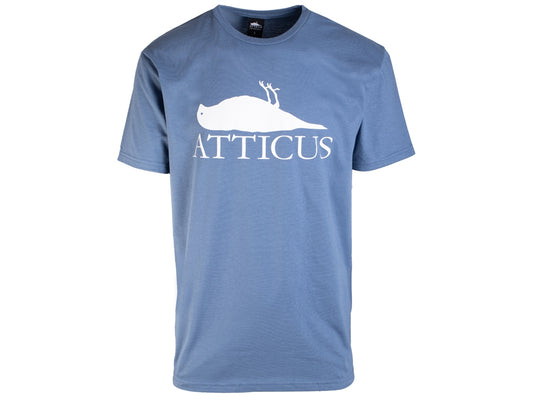 Atticus Clothing - ATCS Brand Logo T-Shirt Indigo Blue