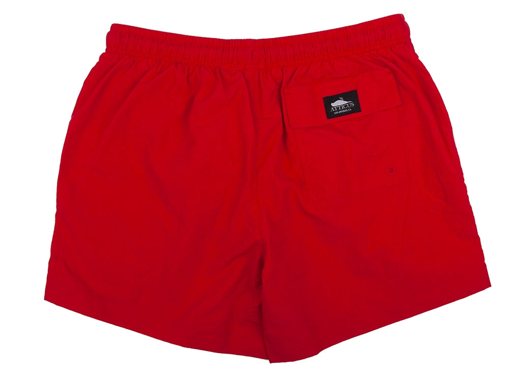 Atticus Clothing - Ray Swim Trunk Red