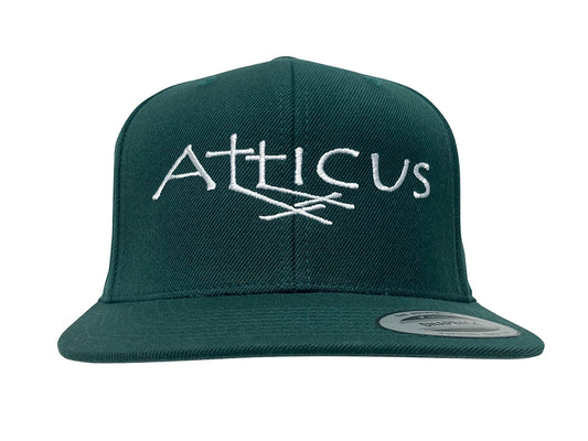 Atticus Clothing - Double Cross Snapback Hat Forest Green