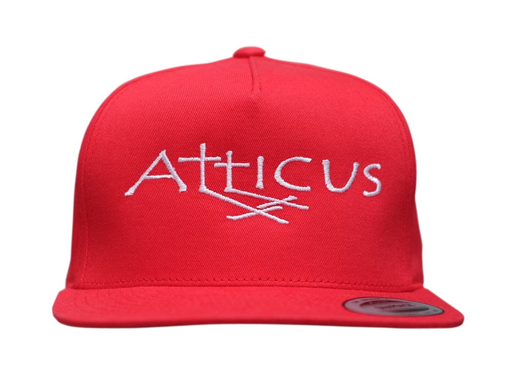 Atticus Clothing - Double Cross Snapback Hat Red