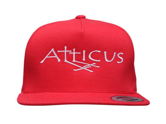 Atticus Clothing - Double Cross Snapback Hat Red