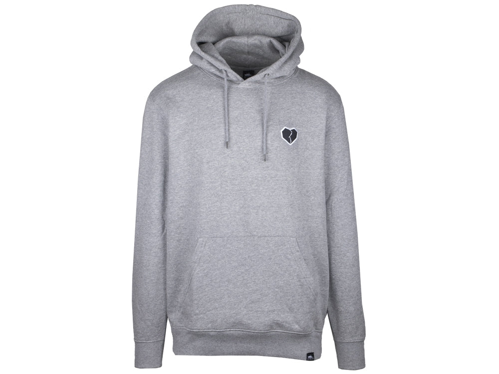 Atticus Clothing - Broken Heart Hoodie Heather Grey