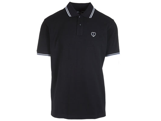 Atticus Clothing - Broken Heart Polo Black/white
