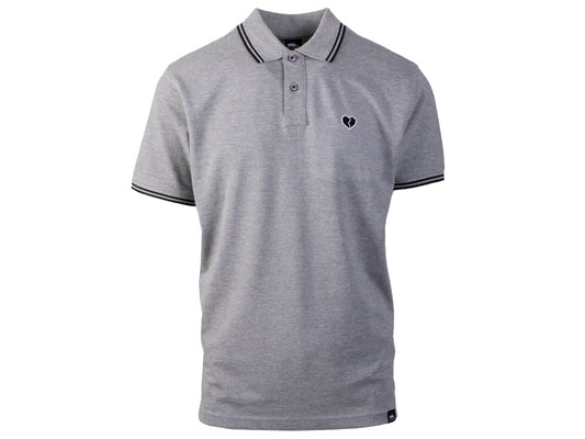 Atticus Clothing - Broken Heart Polo Grey