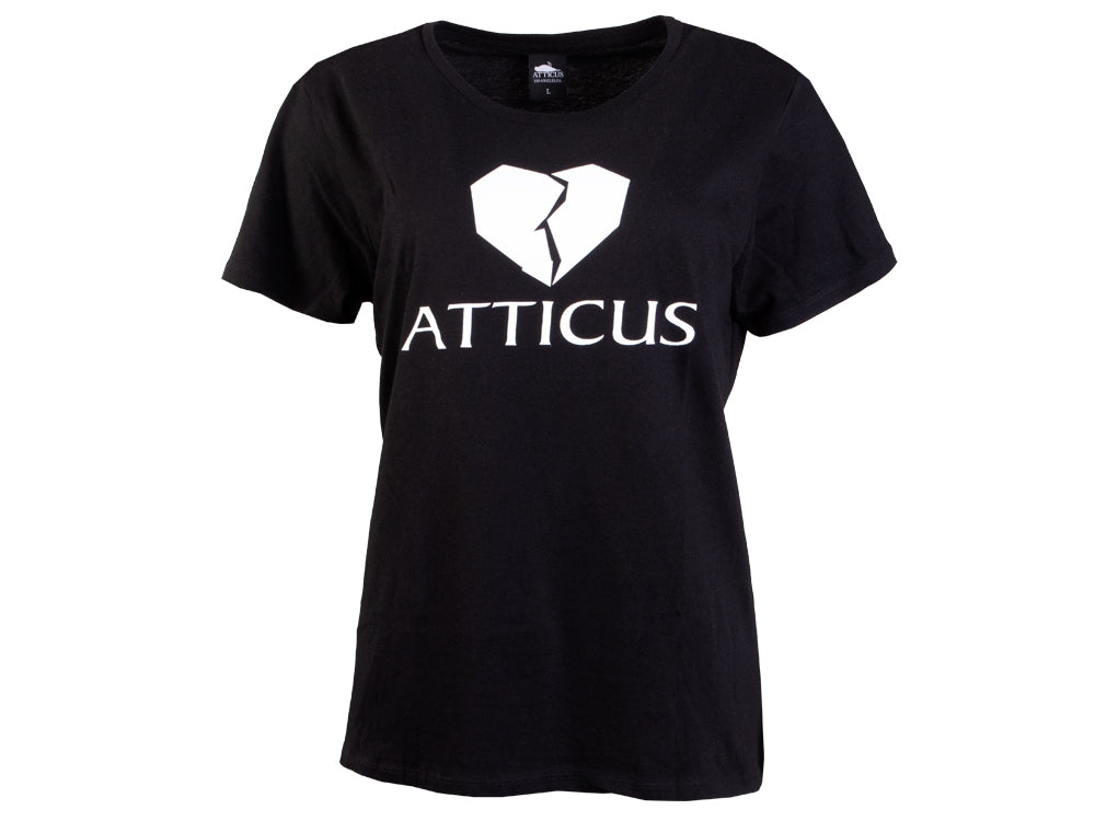Atticus Clothing - Womens Broken Heart Basic T-Shirt Black