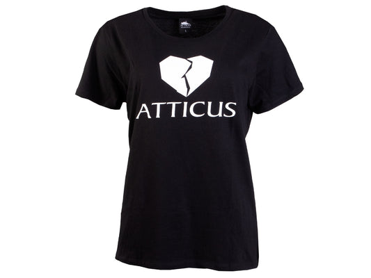 Atticus Clothing - Womens Broken Heart Basic T-Shirt Black