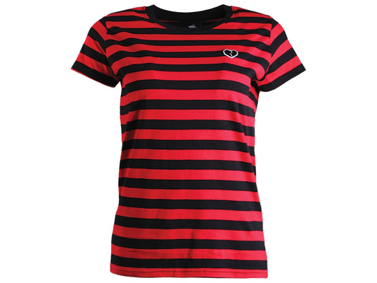 Atticus Clothing - Lovley Stripe Shirt Black / Red