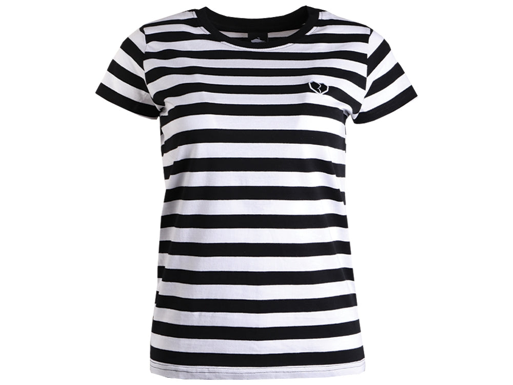 Women's Lovley Stripe Shirt Black/White