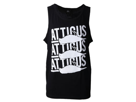 Trifold Tank Top Black